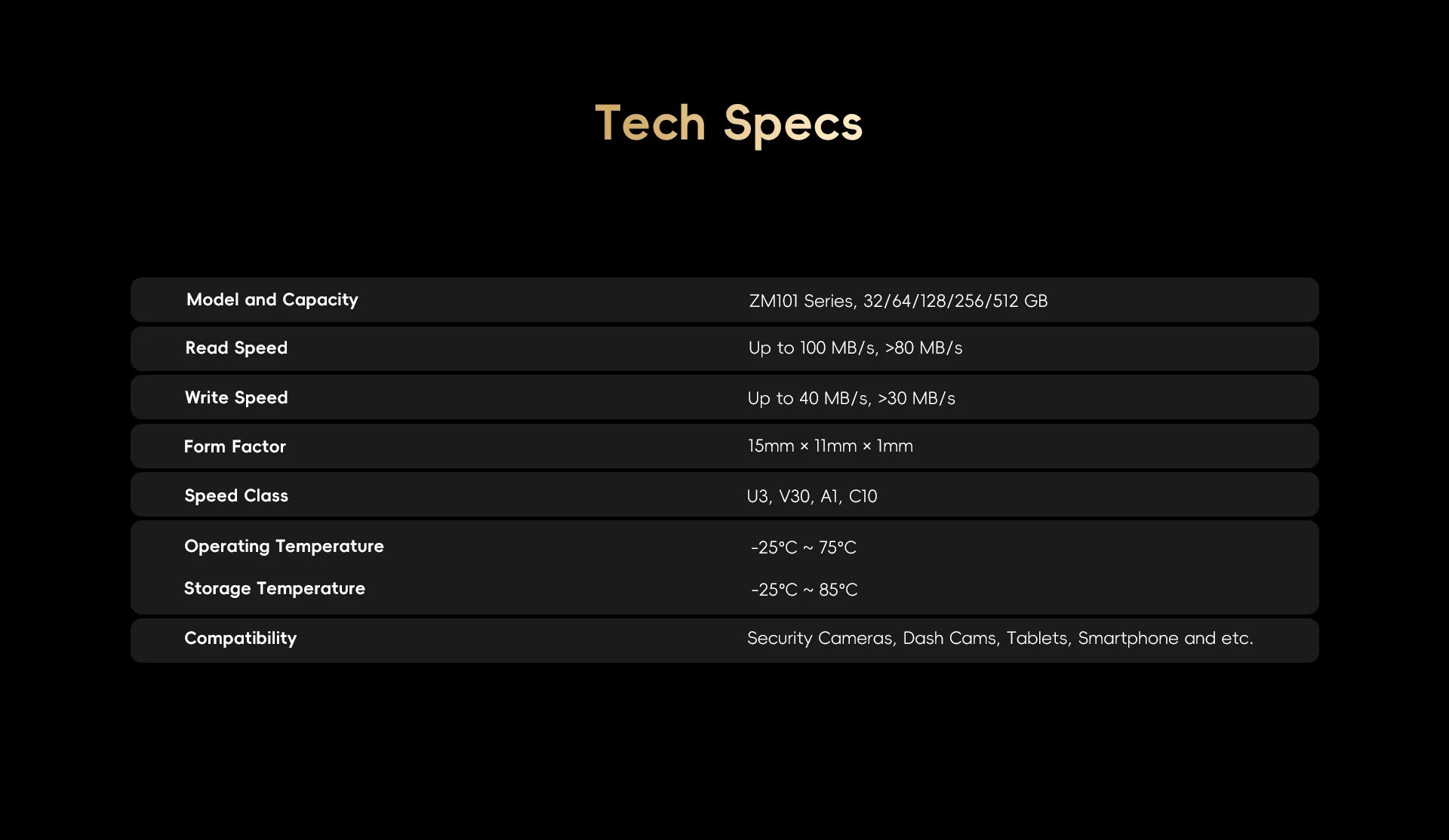 Zamiee High Endurance 256GB detail image 8
